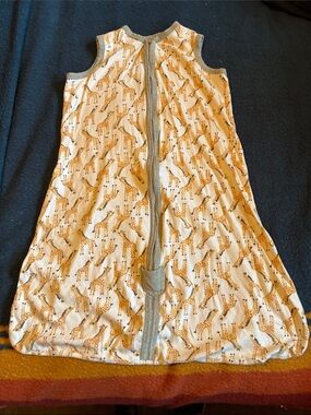 Burt’s bees baby Kids Giraffe Print Sleep Sack - Cream and Tan